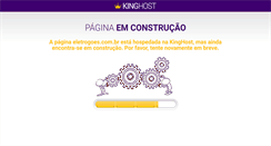 Desktop Screenshot of eletrogoes.com.br